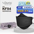 Durio 904 KF94 Respirator (Black) - (10pcs)